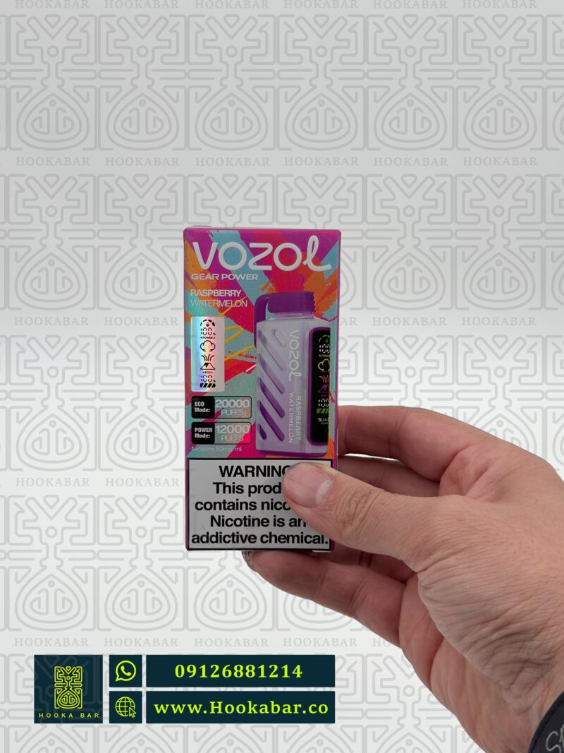 ویپ یکبار مصرف تمشک هندوانه Vozol 20000 Vista